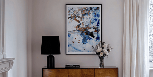 How to Choose and Live With Abstract Art and What It Looks Like in a Real Home
