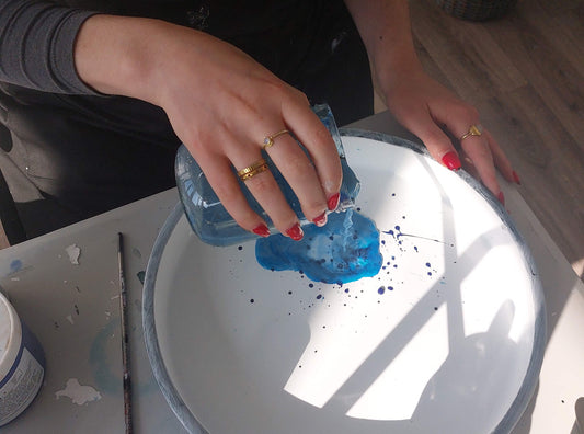 Why I Paint on Enamel and Glass and Why the Material Is the Work
